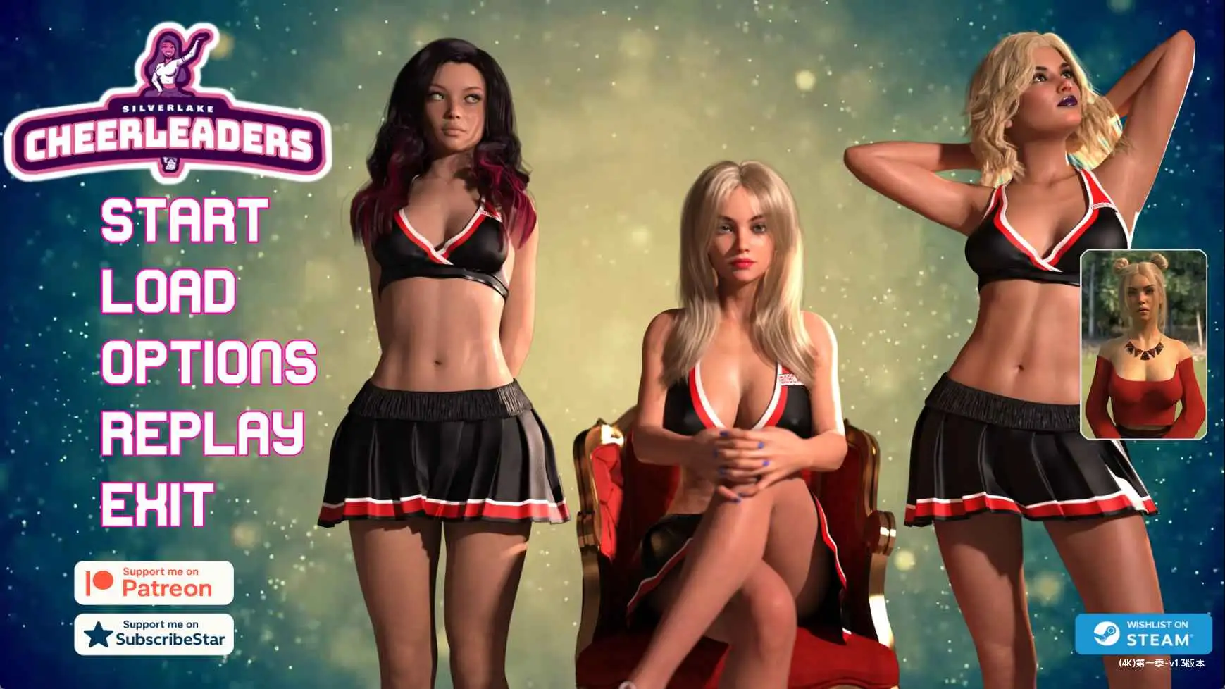 【欧美/SLG/动态/更新】啦啦队S1v1.3 AI汉化版【PC+安卓/6.58G】